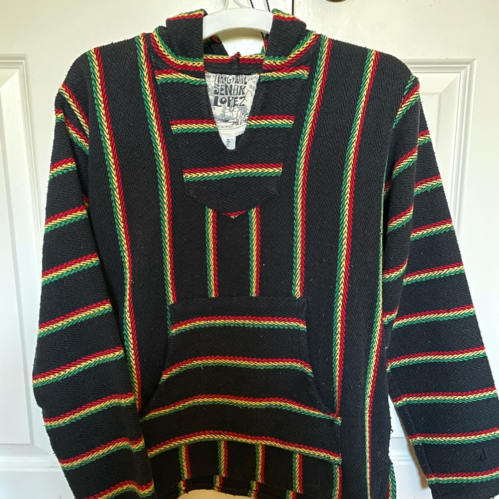 BAJA HOODIE PONCHO Original Senor Lopez DRUG RUG